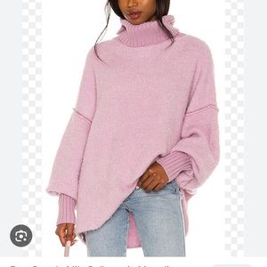 Free People Milo Pullover in Moonlit Orchid